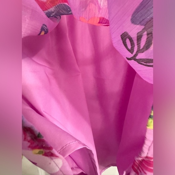 GIRLS FLORAL DRESS NWT SIZE 8 CRAZY 8 purple Easter 2025 flowers lavender - Picture 7 of 8